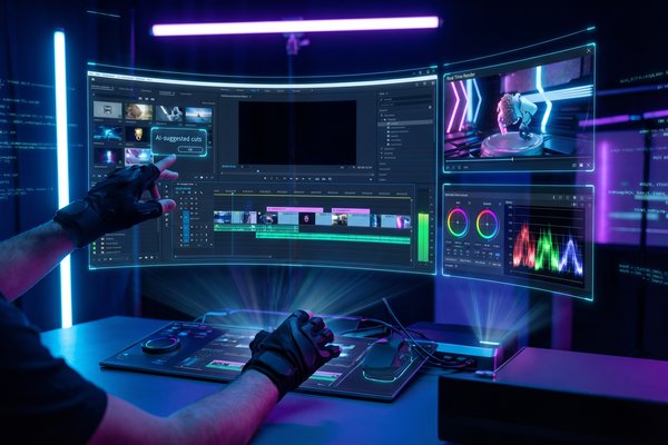 校花AI传媒修图与剪辑